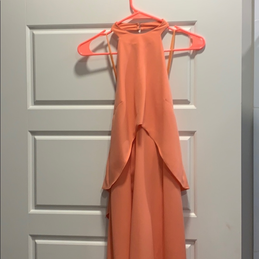 Orange dress